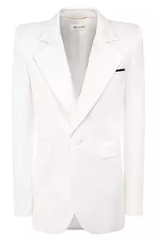 Шелковый жакет Saint Laurent