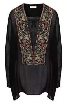 Шерстяная блузка Saint Laurent