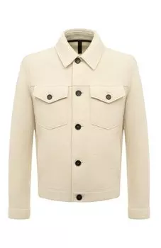 Шерстяная куртка-рубашка Harris Wharf London