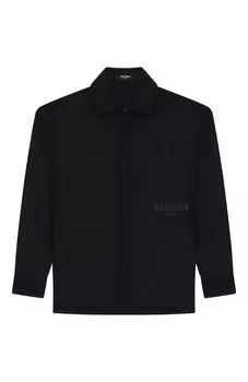 Шерстяная куртка-рубашка Balmain