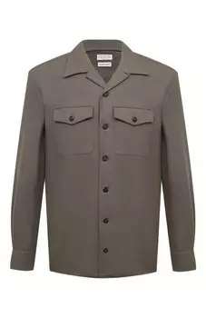 Шерстяная куртка-рубашка Brunello Cucinelli