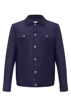 Шерстяная куртка-рубашка Brunello Cucinelli