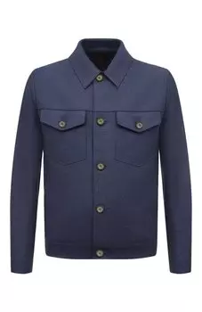 Шерстяная куртка-рубашка Harris Wharf London