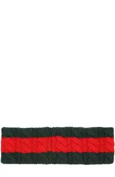 Шерстяная повязка на голову Gucci