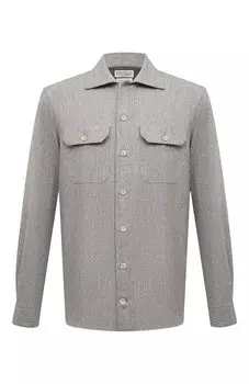 Шерстяная рубашка Brunello Cucinelli