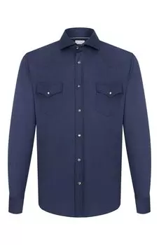 Шерстяная рубашка Brunello Cucinelli