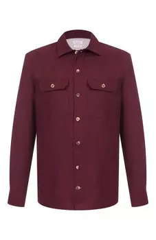 Шерстяная рубашка Brunello Cucinelli