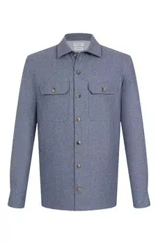 Шерстяная рубашка Brunello Cucinelli