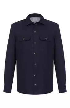Шерстяная рубашка Brunello Cucinelli