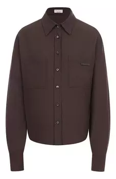 Шерстяная рубашка Brunello Cucinelli