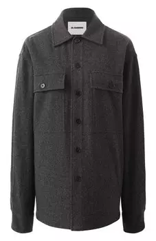 Шерстяная рубашка Jil Sander