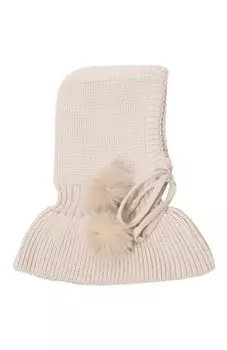 Шерстяная шапка-капор Il Trenino