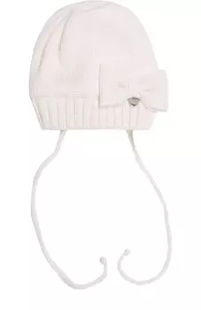 Шерстяная шапка с бантом Il Trenino