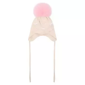 Шерстяная шапка с мехом Il Trenino