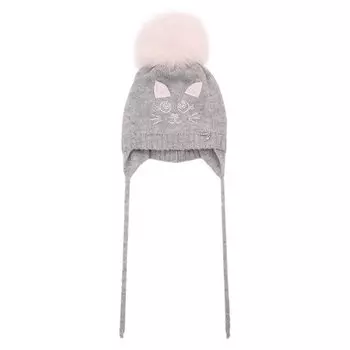 Шерстяная шапка с мехом Il Trenino