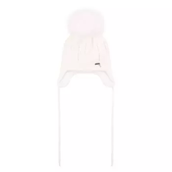 Шерстяная шапка с мехом Il Trenino