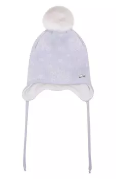 Шерстяная шапка с мехом Il Trenino