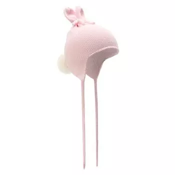 Шерстяная шапка с меховой отделкой Catya