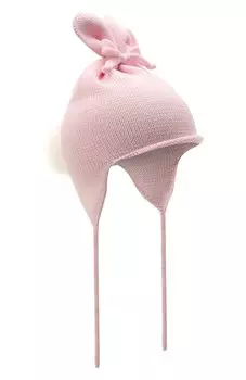 Шерстяная шапка с меховой отделкой Catya