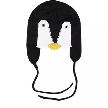 Шерстяная шапка с принтом и декором Catya