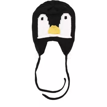 Шерстяная шапка с принтом и декором Catya