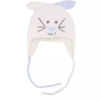 Шерстяная шапка с принтом и декором Catya