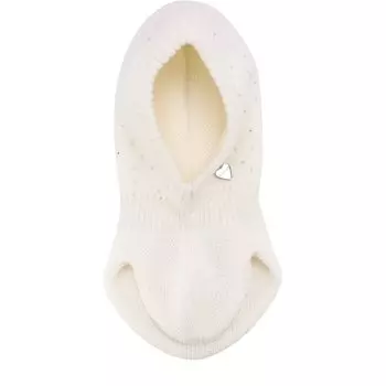 Шерстяная шапка с воротником и стразами Il Trenino