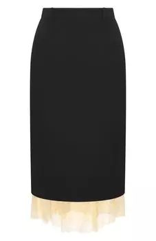 Шерстяная юбка Balenciaga