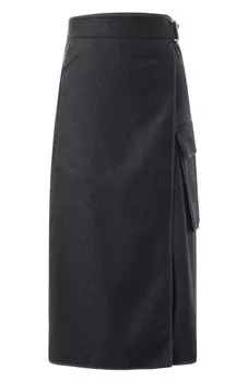 Шерстяная юбка Brunello Cucinelli