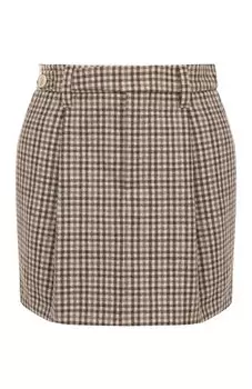 Шерстяная юбка Brunello Cucinelli