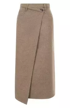 Шерстяная юбка Brunello Cucinelli