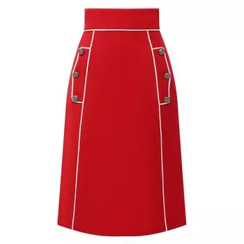 Шерстяная юбка Dolce &amp; Gabbana