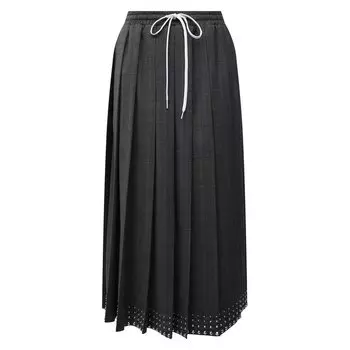 Шерстяная юбка Miu Miu