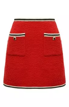 Шерстяная юбка Miu Miu