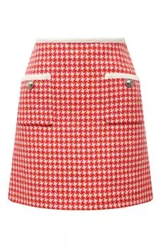 Шерстяная юбка Miu Miu