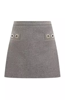 Шерстяная юбка MSGM