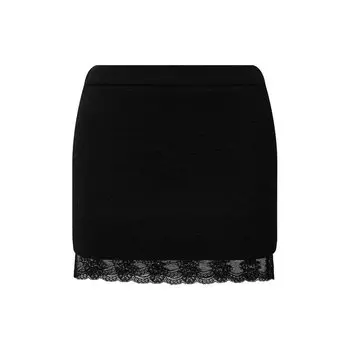 Шерстяная юбка Saint Laurent