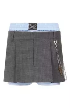 Шерстяная юбка-шорты Alexander Wang