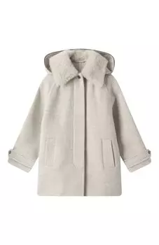 Шерстяное пальто Brunello Cucinelli