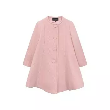 Шерстяное пальто Emporio Armani