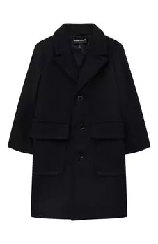 Шерстяное пальто Emporio Armani