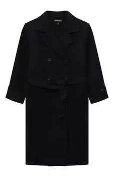 Шерстяное пальто Emporio Armani