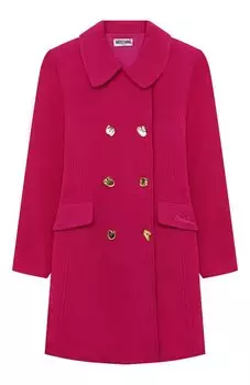 Шерстяное пальто Moschino