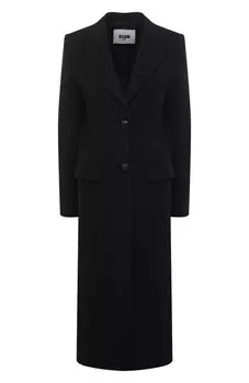 Шерстяное пальто MSGM