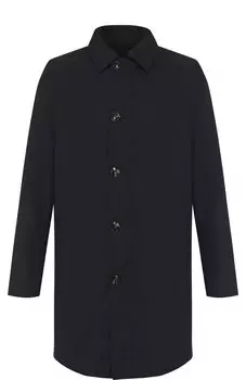Шерстяное пальто на молнии прямого силуэта Kiton