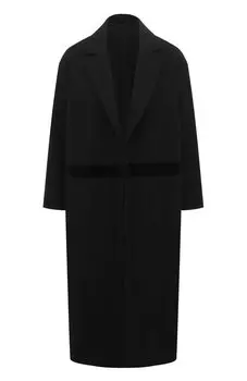 Шерстяное пальто прямого кроя Kiton