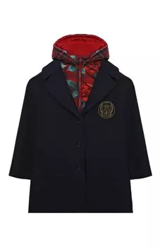 Шерстяное пальто с жилетом Dolce & Gabbana