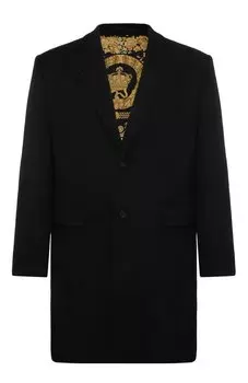 Шерстяное пальто Versace