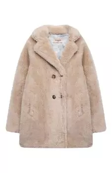 Шерстяное пальто Yves Salomon Enfant