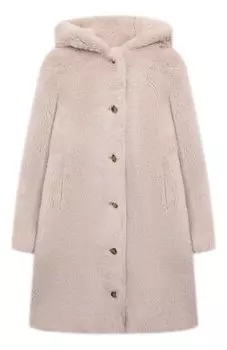 Шерстяное пальто Yves Salomon Enfant